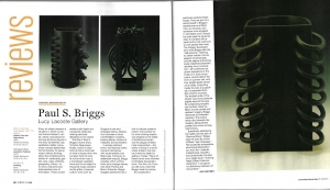 Paul Briggs Review in Sculpture Magazine